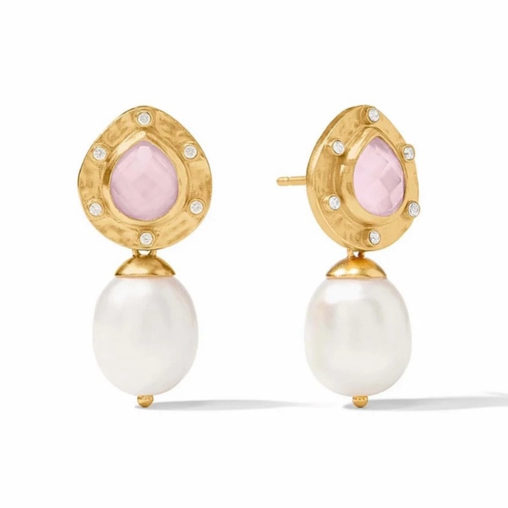 Julie Vos Clementine Pearl Drop Earring